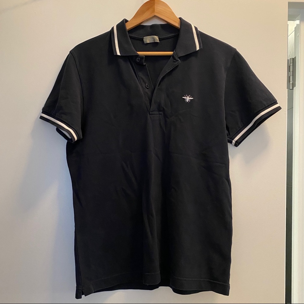 Dior Homme Navy Blue Polo Shirt